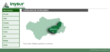 Catalogo de estaciones de aforos